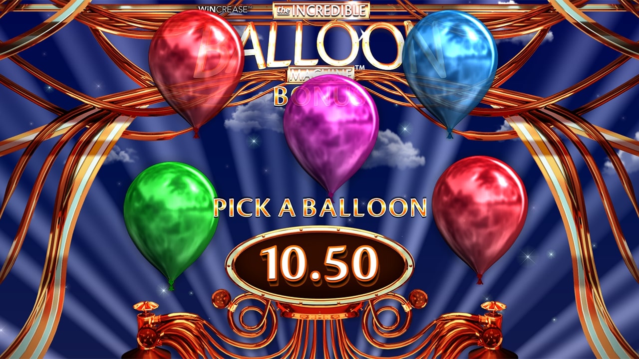 The Incredible Balloon machine Pick a balloon