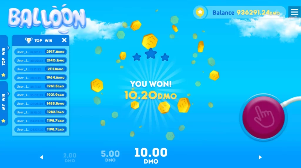 Balloon top wins